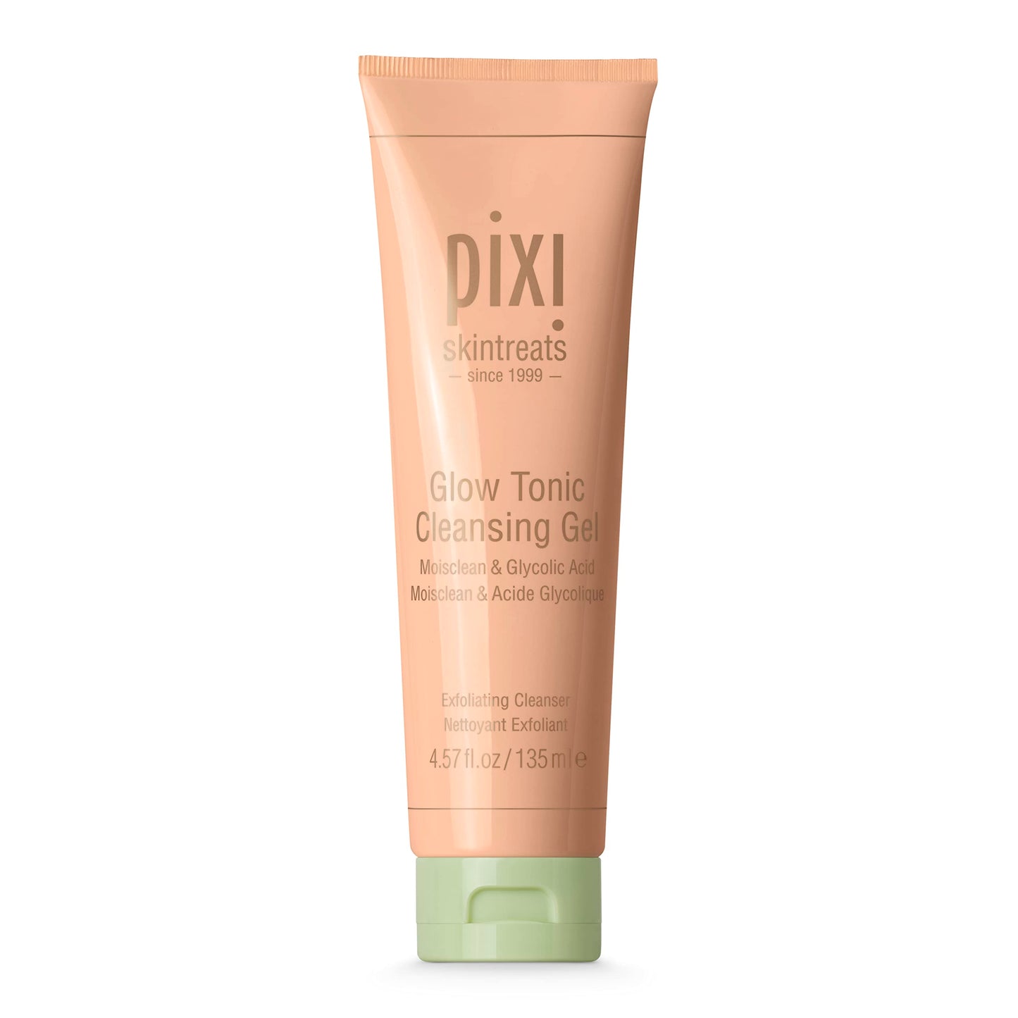 Pixi Glow Tonic Cleansing Gel | Glycolic Acid Facial Cleanser | Gently Exfoliates, Tones & Energizes Skin | With Ginseng, Aloe & Horse Chestnut | 4.57 Beauty & Personal Care Pixi