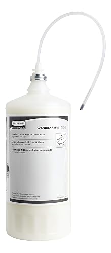Rubbermaid Commercial Products OneShot Dye & Fragrance Free Lotion Hand Soap Refill, 1600mL, Compatible with RCP's Touchless OneShot Lotion Beauty & Personal Care Rubbermaid Commercial Products