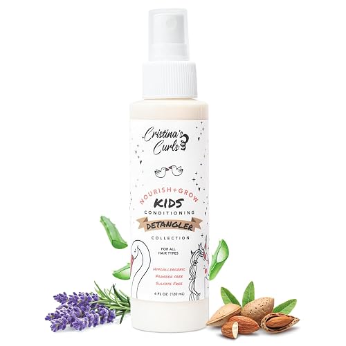 Cristina's Curls Conditioning Detangler Spray for Kids - Leave-in Slip & Frizz Control with No Buildup Beauty & Personal Care Cristina's Curls