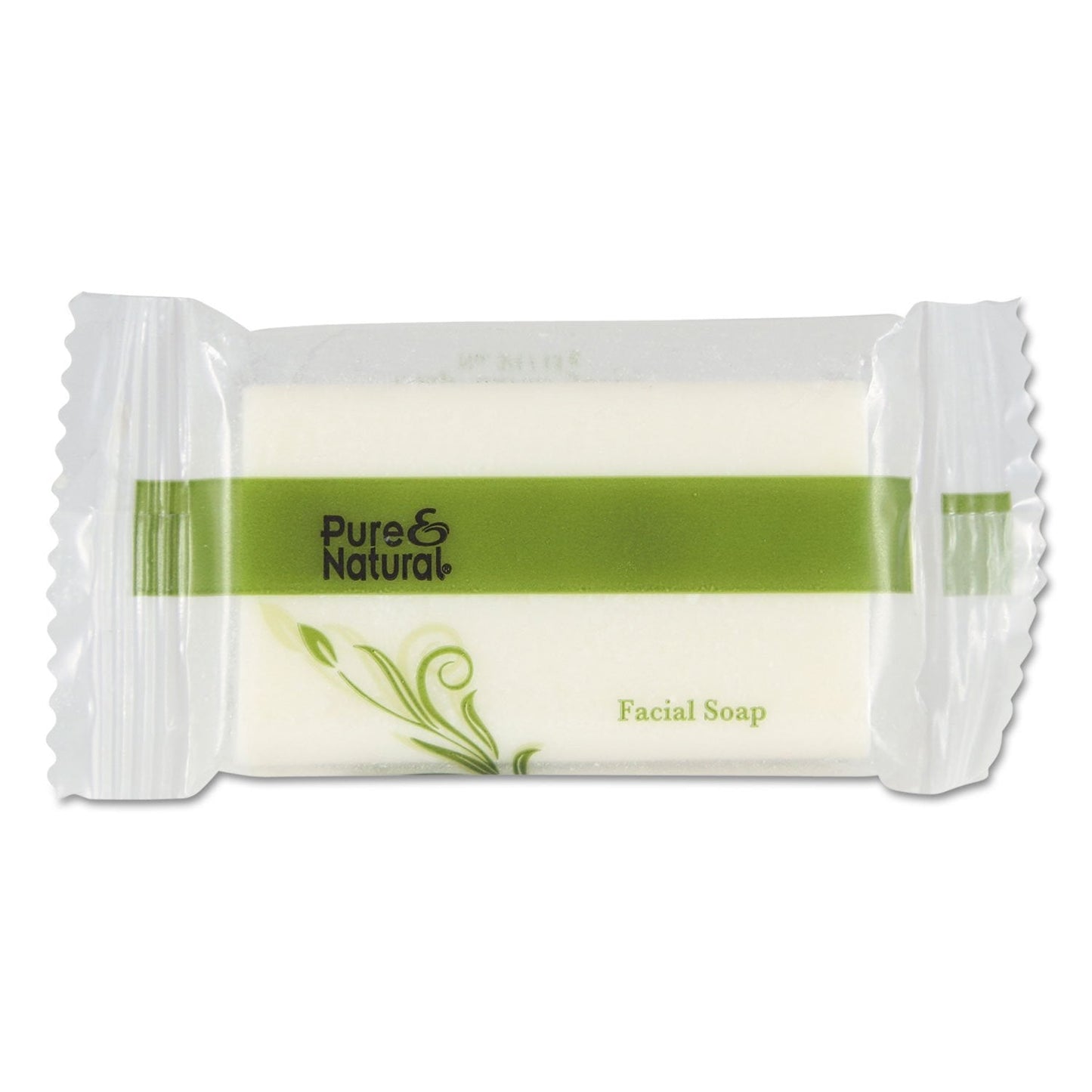 Pure & Natural 500075 Body & Facial Soap .75 oz Fresh Scent White 1000/Carton Beauty & Personal Care Pure & Natural