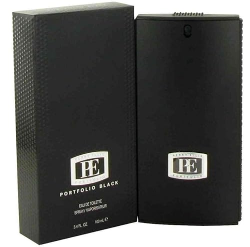 Perry Ellis Portfolio Black Eau De Toilette Spray for Men, 3.4 Ounce Beauty & Personal Care Perry Ellis