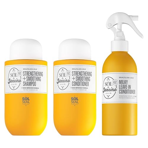 Sol de Janeiro Hair Repair Set Brazilian Joia Shampoo, Conditioner, Leave-In Conditioner Spray Beauty & Personal Care Sol de Janeiro