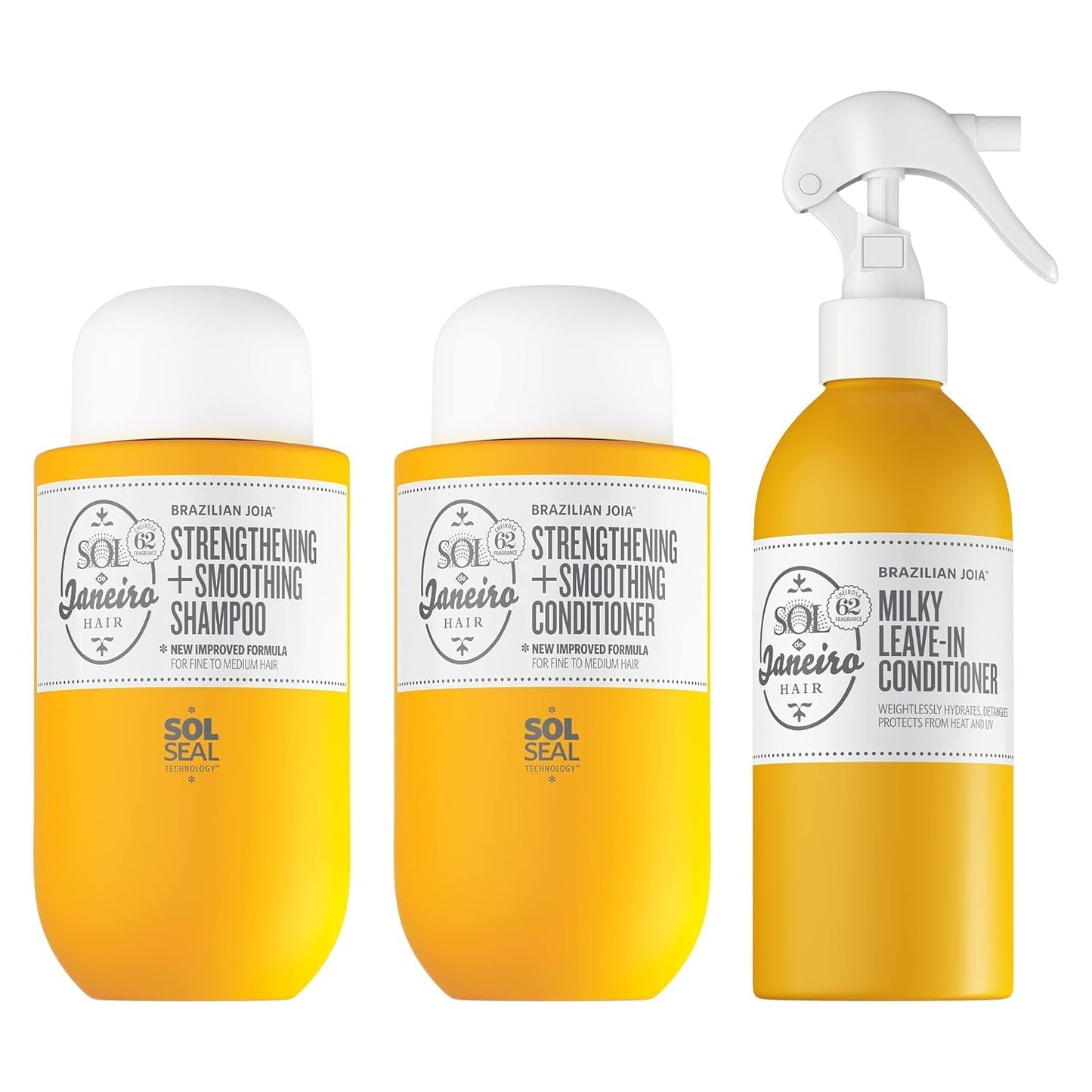 Sol de Janeiro Hair Repair Set Brazilian Joia Shampoo, Conditioner, Leave-In Conditioner Spray Beauty & Personal Care Sol de Janeiro