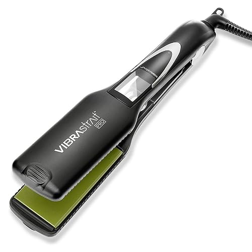 Vibrastrait Pro Vibrating Ceramic Tourmaline Ionic Flat Iron, 1.75-inch | Fast, Frizz-Free Ceramic Hair Straightener: Easy, Gentle Glide for Waves Beauty & Personal Care VIBRAstrait