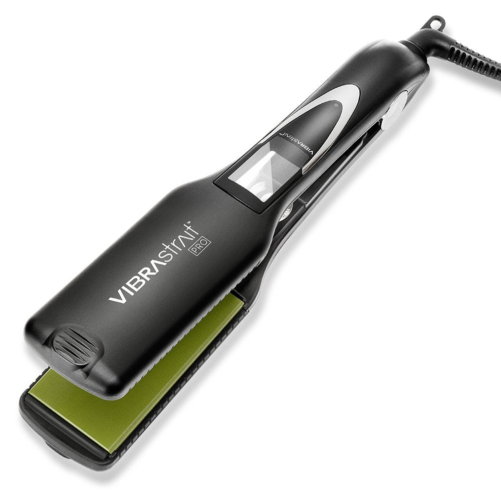 Vibrastrait Pro Vibrating Ceramic Tourmaline Ionic Flat Iron, 1.75-inch | Fast, Frizz-Free Ceramic Hair Straightener: Easy, Gentle Glide for Waves Beauty & Personal Care VIBRAstrait