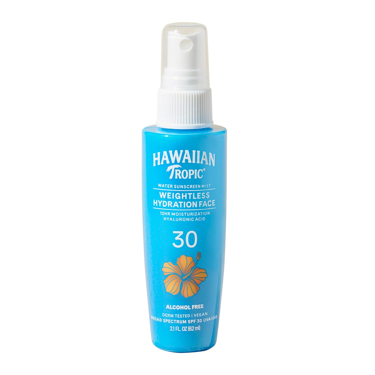 Hawaiian Tropic Weightless Hydration Water Mist for Face SPF 30, 2.1 Fl Oz, Travel Size SPF Face Mist Hydrating Spray, Non-Comedogenic Sunscreen Beauty and Personal Care Hawaiian Tropic Default Title