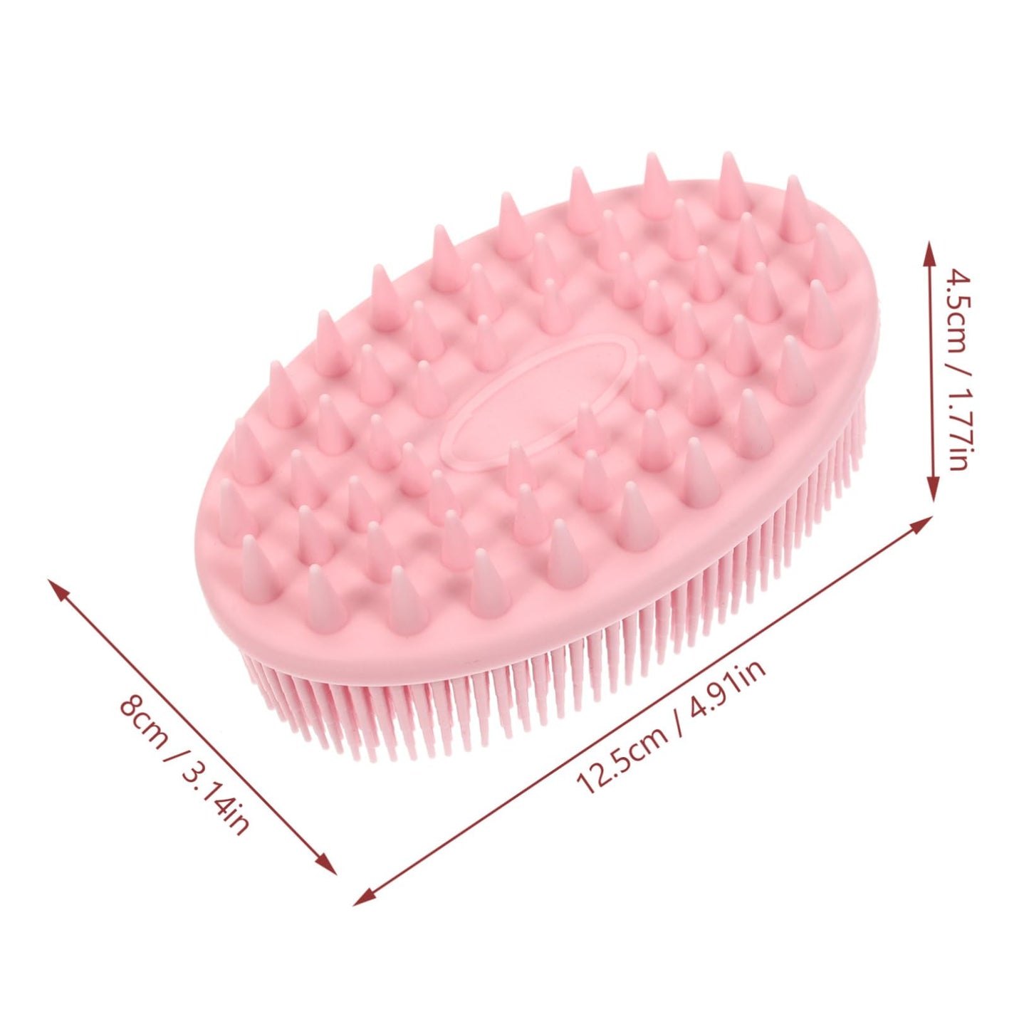 OUNONA Double-Sided Silicone Bath Brush for Babies Food-Grade Massage Shower Tool Hanging Rope for Gentle Cleansing and Sensory Stimulation Beauty and Personal Care OUNONA