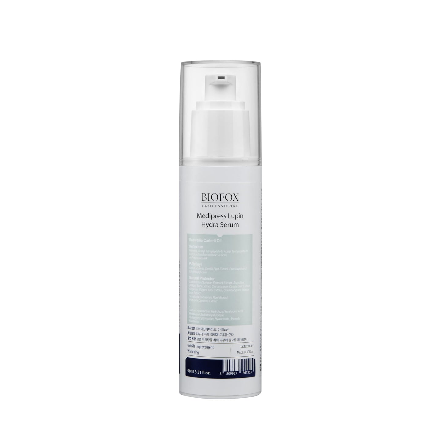 BIOFOX Medipress Rupin Hydra Serum 98ml - NMF-Inspired Moisture Boosting Serum with Lupine Protein, Peptides & Aquaporin Complex for Soft Beauty & Personal Care KPRODUCT4U