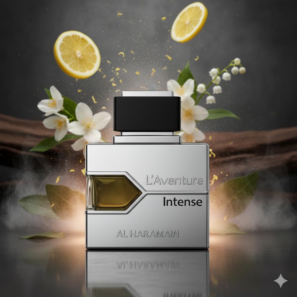 Al Haramain L'Aventure Intense for Men Eau de Parfum Spray, 3.4 Ounce Beauty & Personal Care Al Haramain