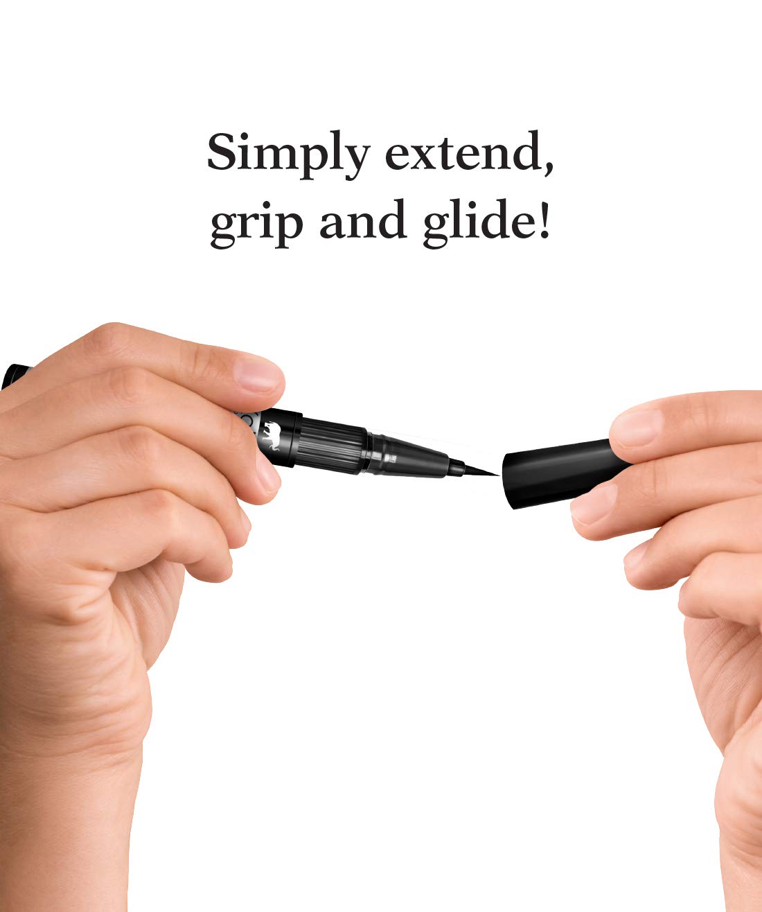 Kokie Retractable Liquid Eyeliner, Pointed Felt Tip, Waterproof & Smudge Free, Long-lasting, Vegan, Cruelty-Free Beauty & Personal Care Kokie