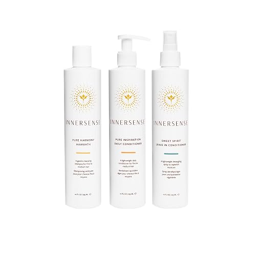 INNERSENSE Organic Beauty - The Pure Trio Collection | Non-Toxic, Cruelty-Free, Sustainable Haircare (Full Size) Beauty & Personal Care INNERSENSE