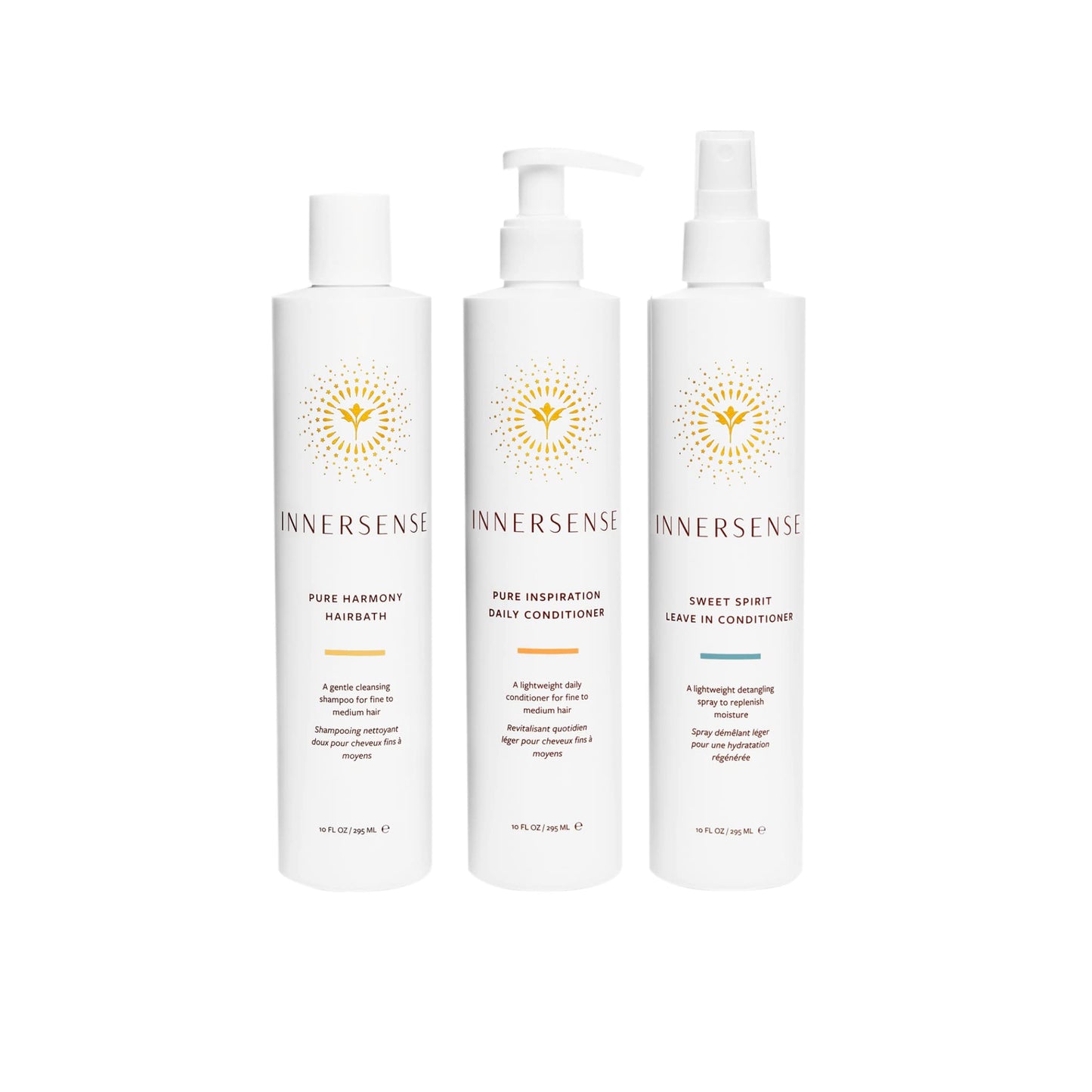 INNERSENSE Organic Beauty - The Pure Trio Collection | Non-Toxic, Cruelty-Free, Sustainable Haircare (Full Size) Beauty & Personal Care INNERSENSE