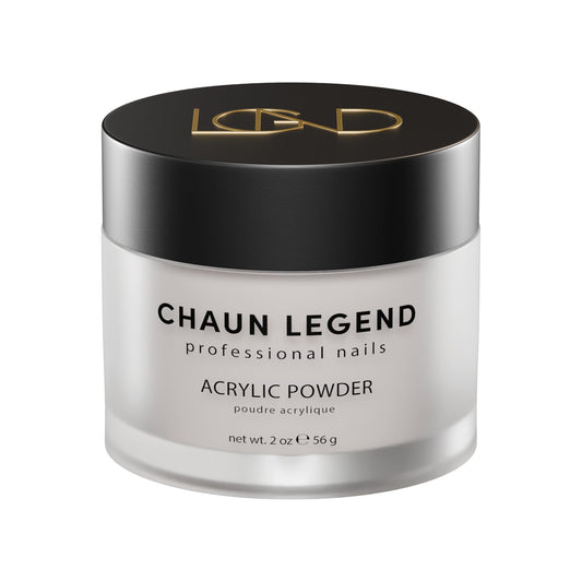 Chaun Legend Acrylic Powder, 2 Oz Long Lasting Salon Quality, Bubble Free, Self Leveling Professional Manicures, Fake Nails, Carving & Extensions