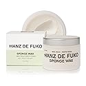 Hanz de Fuko Sponge Wax - Premium Men’s Hair Styling Wax for a Medium Hold, Semi-Matte Finish - Ideal Texture Product for All Hair Types, Especially Beauty & Personal Care Hanz de Fuko