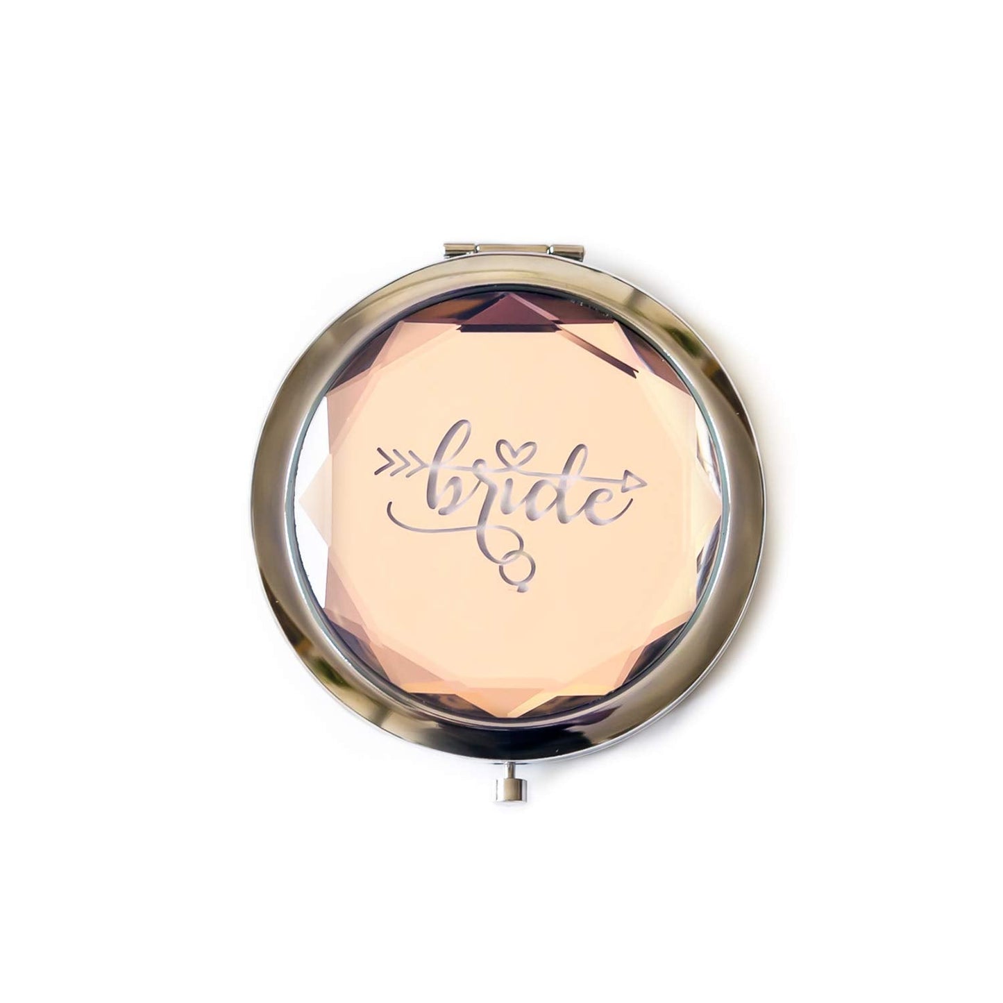 Customizable World Set of 6 Small Mirror Pocket Bride Tribe Gifts Bachelorette Bridesmaid Gift Favors, I Do Crew Beauty & Personal Care Customizable World