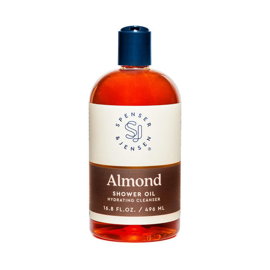 Spenser & Jensen Hydrating Almond Shower Oil - Body Wash for All Skin Types - Almond Oil Shower Gel for Women and Men - Rich in Vitamin E Oil Beauty & Personal Care Spenser & Jensen