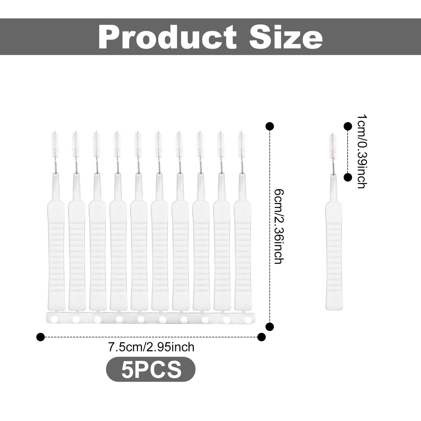 50pcs Shower Head Cleaning Brushes, Multipurpose Shower Head Cleaner Tool Gap Hole Anti-Clogging Cleaning Brush Crevice Tiny Brush for Small Hole Beauty and Personal Care NQEUEPN