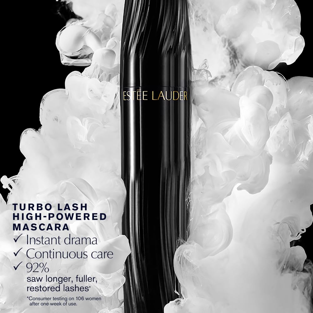 Estée Lauder Turbo Lash High Powered Volume + Length Black Mascara, Travel Size, 0.1 Fl Oz Beauty & Personal Care Estée Lauder
