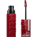 Maybelline Super Stay Vinyl Ink Longwear No-Budge Liquid Lipcolor Makeup, Highly Pigmented Color and Instant Shine, Lippy, Cranberry Red Lipstick, Beauty & Personal Care MAYBELLINE