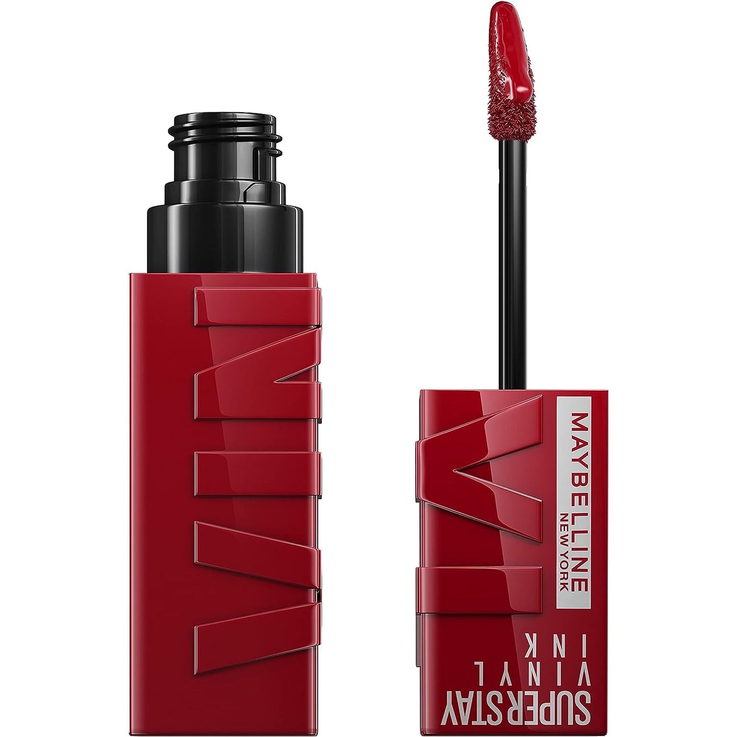 Maybelline Super Stay Vinyl Ink Longwear No-Budge Liquid Lipcolor Makeup, Highly Pigmented Color and Instant Shine, Lippy, Cranberry Red Lipstick, Beauty & Personal Care MAYBELLINE