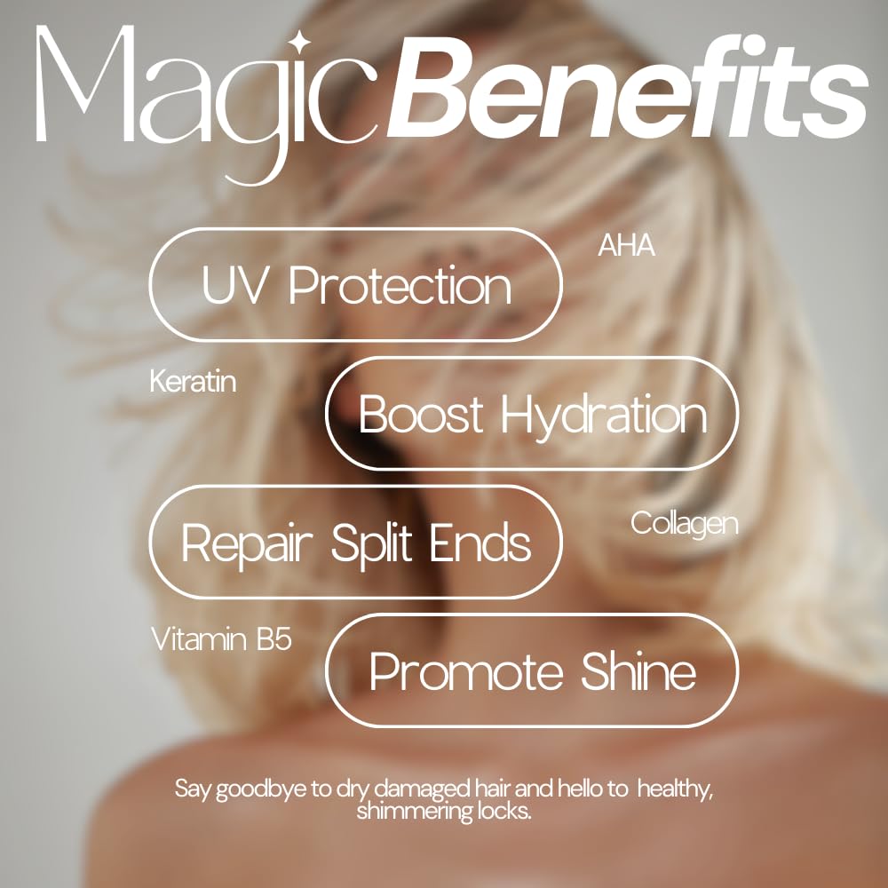 SIMPLY SMOOTH Keratin Reparative Magic Potion Original Leave In Conditioner Detangler & Heat Protection Styling Spray Repair & Reduce Breakage Color Beauty & Personal Care SIMPLY SMOOTH