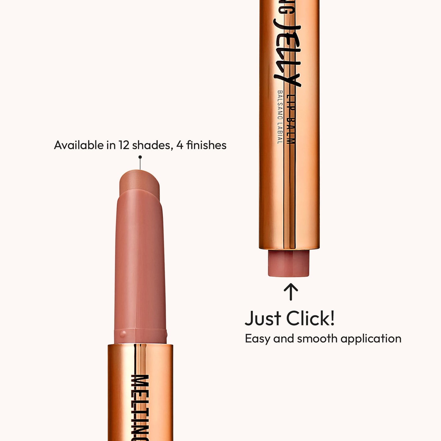 Kiss NEW YORK Professional Melting Jelly Lip Balm, High Shine & Moisturizing Lip Stick, Long Lasting, Plumping Effect Look, Non-Sticky & Not Cakey Beauty & Personal Care Kiss