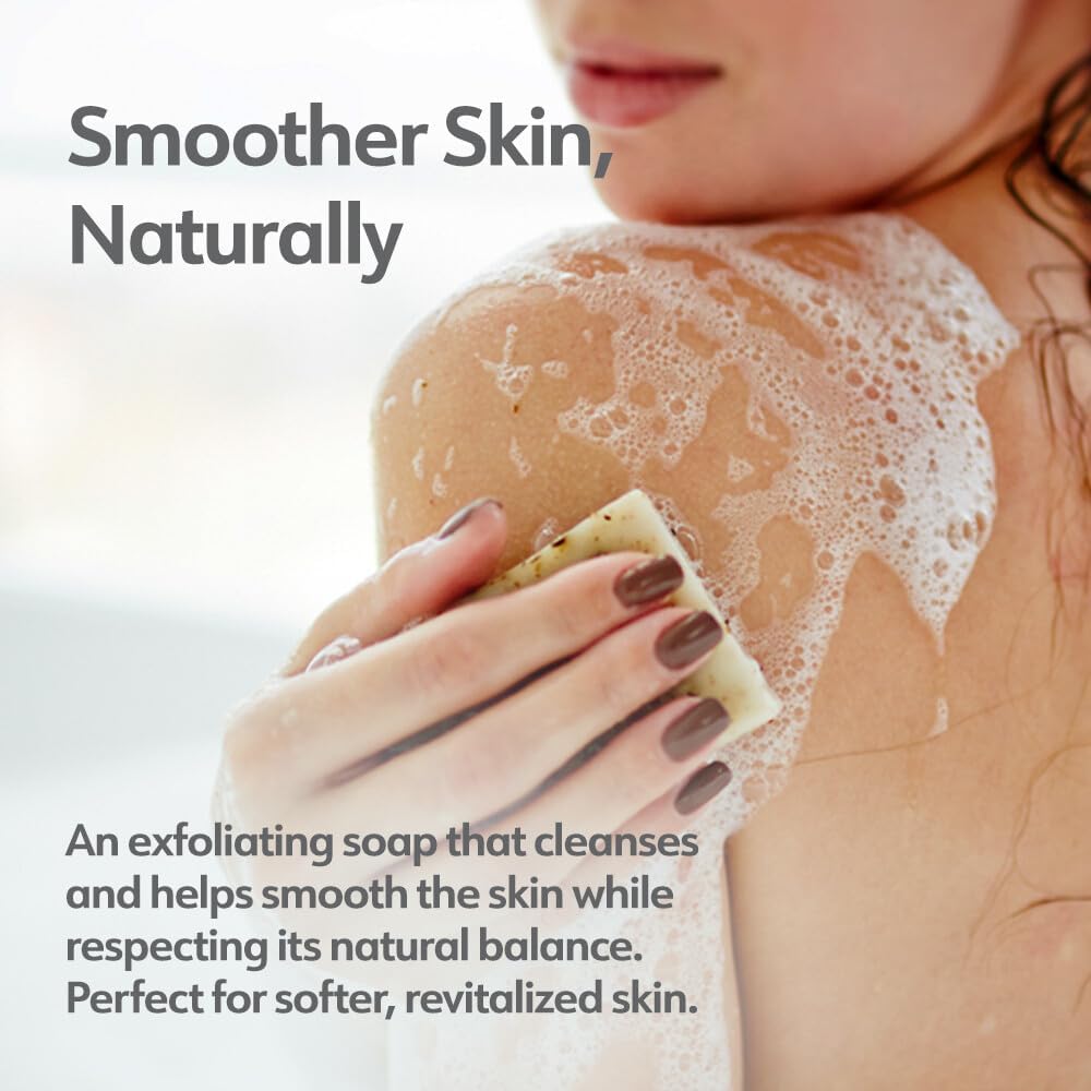 BioLove Exfoliating Body Care Women natural soap Deep Cleansing Men Soap Bar, Exfoliating Body Cleanser Scrub Including Vitamin C, Made in Canada Beauty & Personal Care DRUIDE