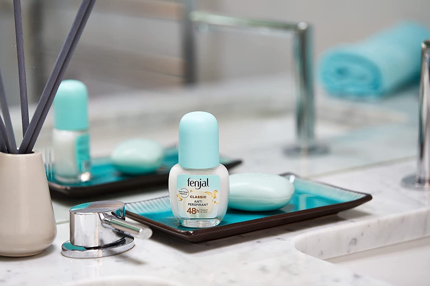 KHALI Organic Care Fenjal Crème Deodorant Roll-On 50ml (Pack of 2) Beauty and Personal Care KHALI