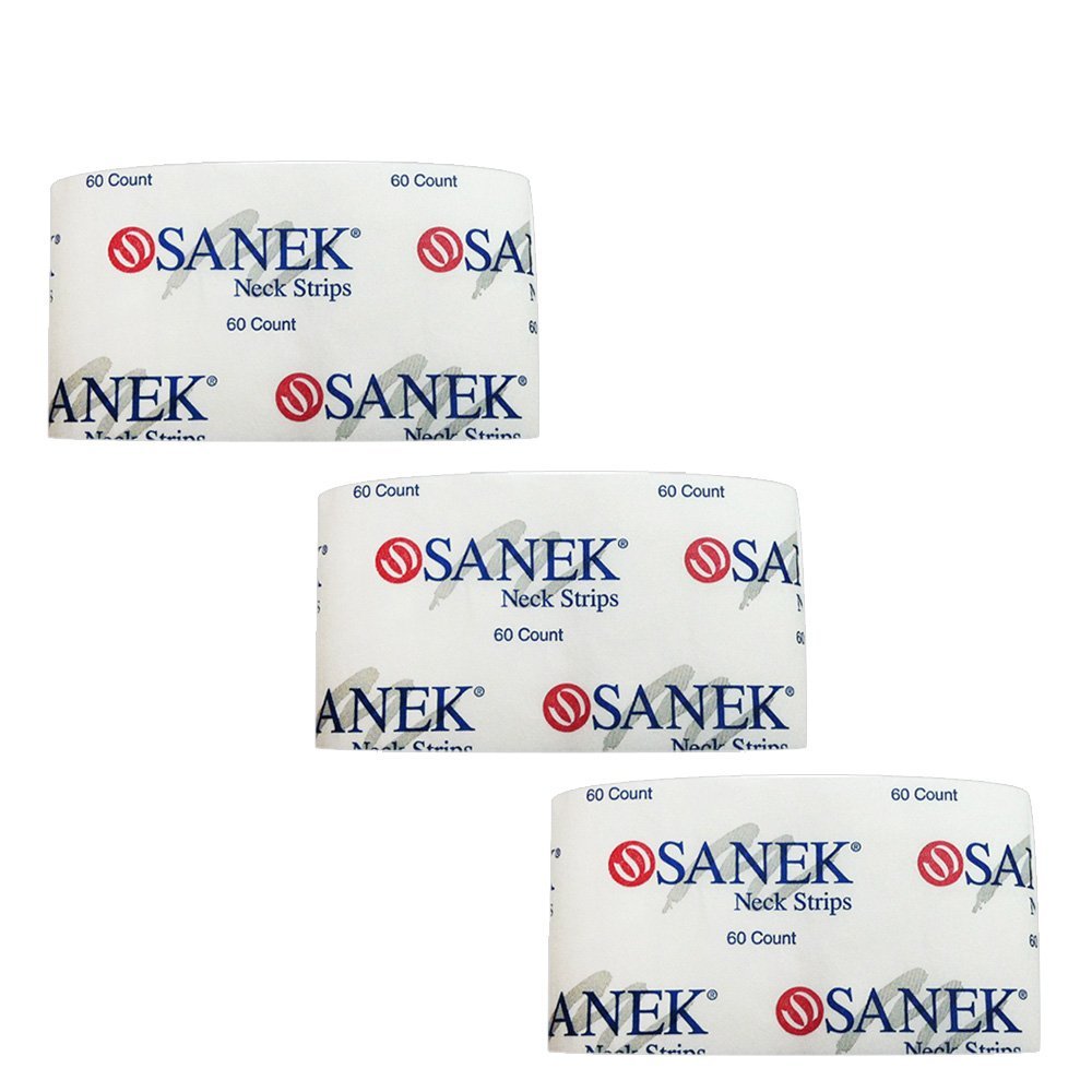 Salon Barber Hair Stylist Graham SANEK 3 Packs of 60 Neck Strips SD-40003 Beauty & Personal Care Isdream