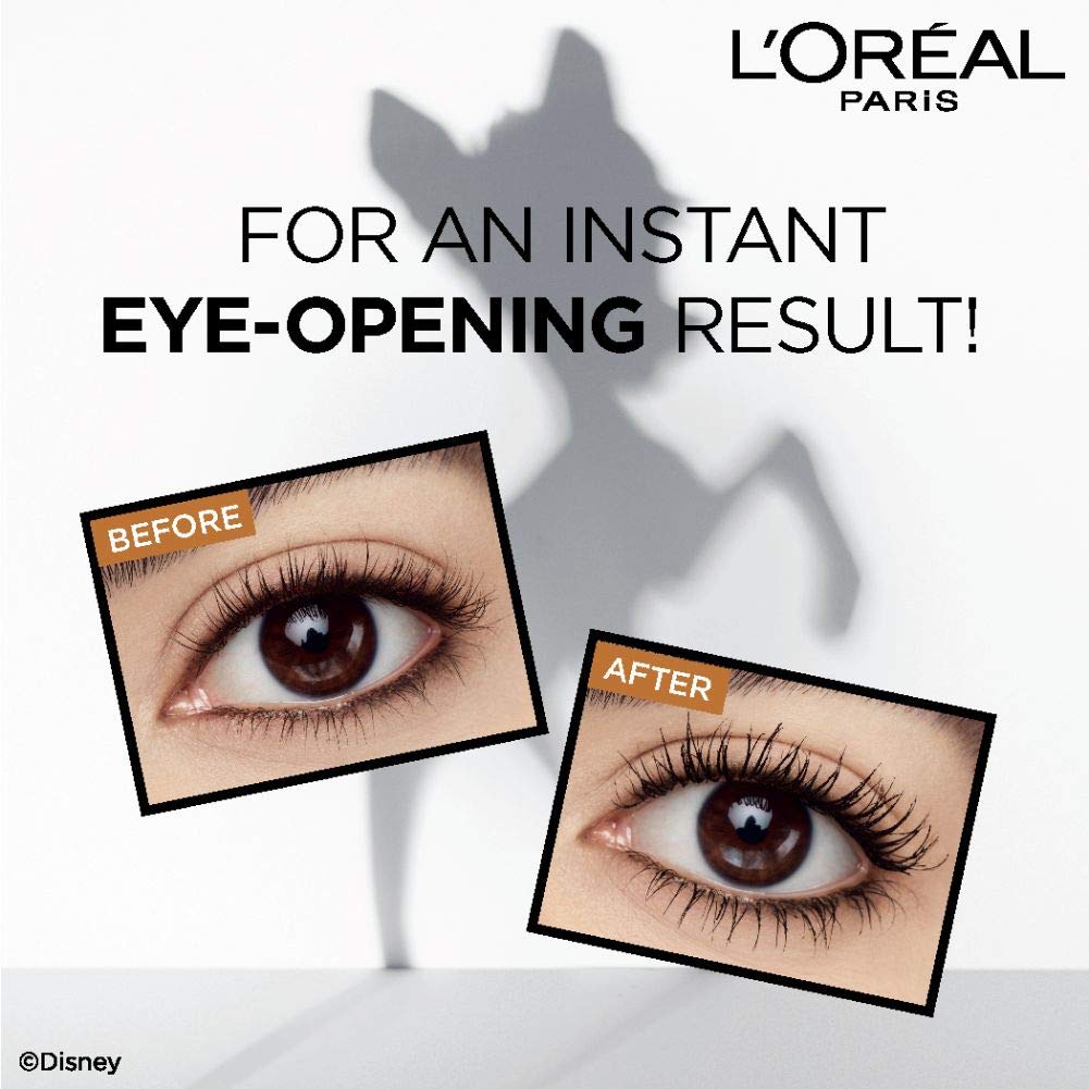 L’Oréal Paris Cosmetics Bambi Eye Washable Mascara, Lasting Volume, Black Brown, 0.28 fl. oz. Beauty & Personal Care L'Oreal Paris
