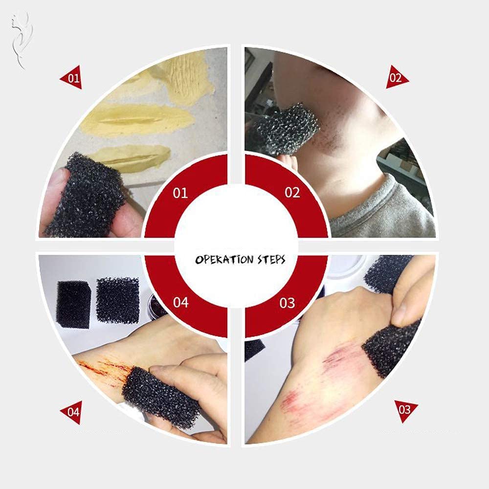 Go Ho 6 Colors Bruise Makeup Set for SFX,Bruises Wheel for Body Oil Paint Theatrical Halloween Fevstival,Face Paint Makeup Materials for Special Beauty & Personal Care Go Ho