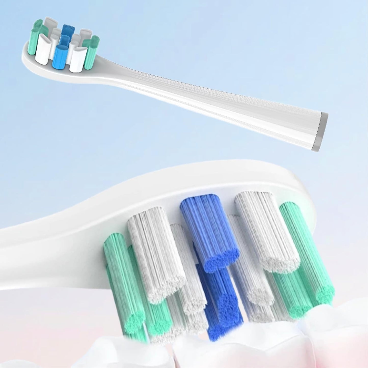 Replacement Toothbrush Head. Compatible for Usmile P1 P10 P20 P20PRO U1 U2 U3 P4 Electric Toothbrush(4 White Models) Beauty and Personal Care Orfdcnhlkc