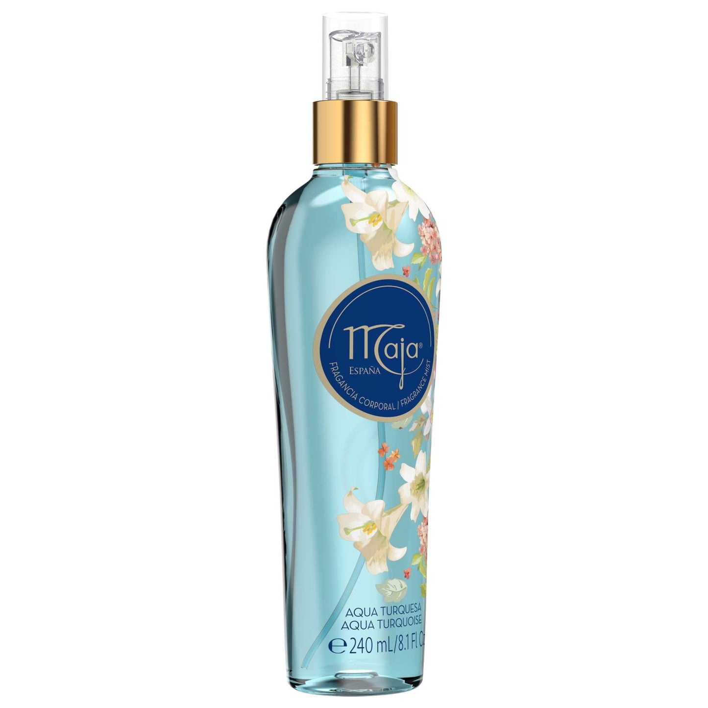 Maja Aqua Turquoise Mist, Perfumed Body Mist with Floral and Aquatic notes to leave a spray of freshness, Refresh your Body, Fresh Scented, Aqua Beauty & Personal Care Maja