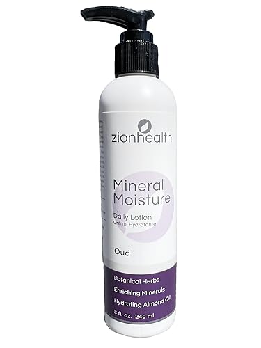 Zion Health Mineral Moisture Daily Lotion Oud 8 oz Liquid Beauty & Personal Care Zion Health