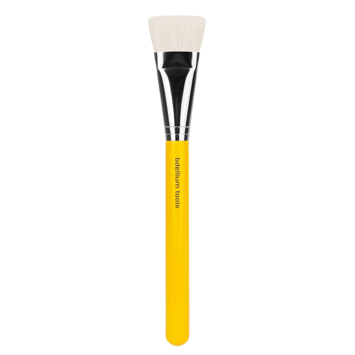 Bdellium Tools Professional Makeup Brush - Studio Series 943 Face Shading - With Mix of Soft Synthetic & Natural Fibers, For Perfect Finish (Yellow