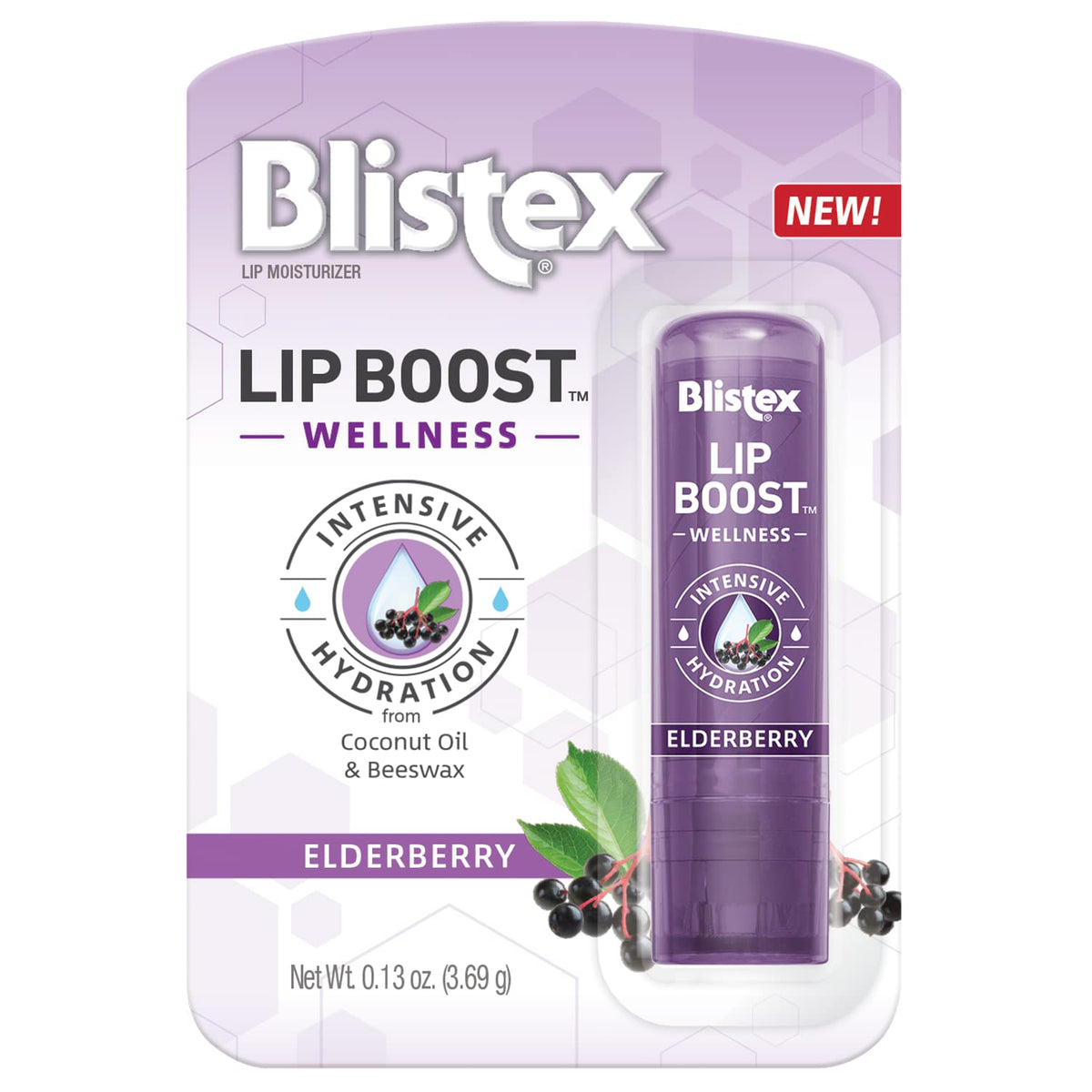 Blistex Lip Boost Wellness Intensive Hydration Elderberry Moisturizer Beauty & Personal Care Blistex