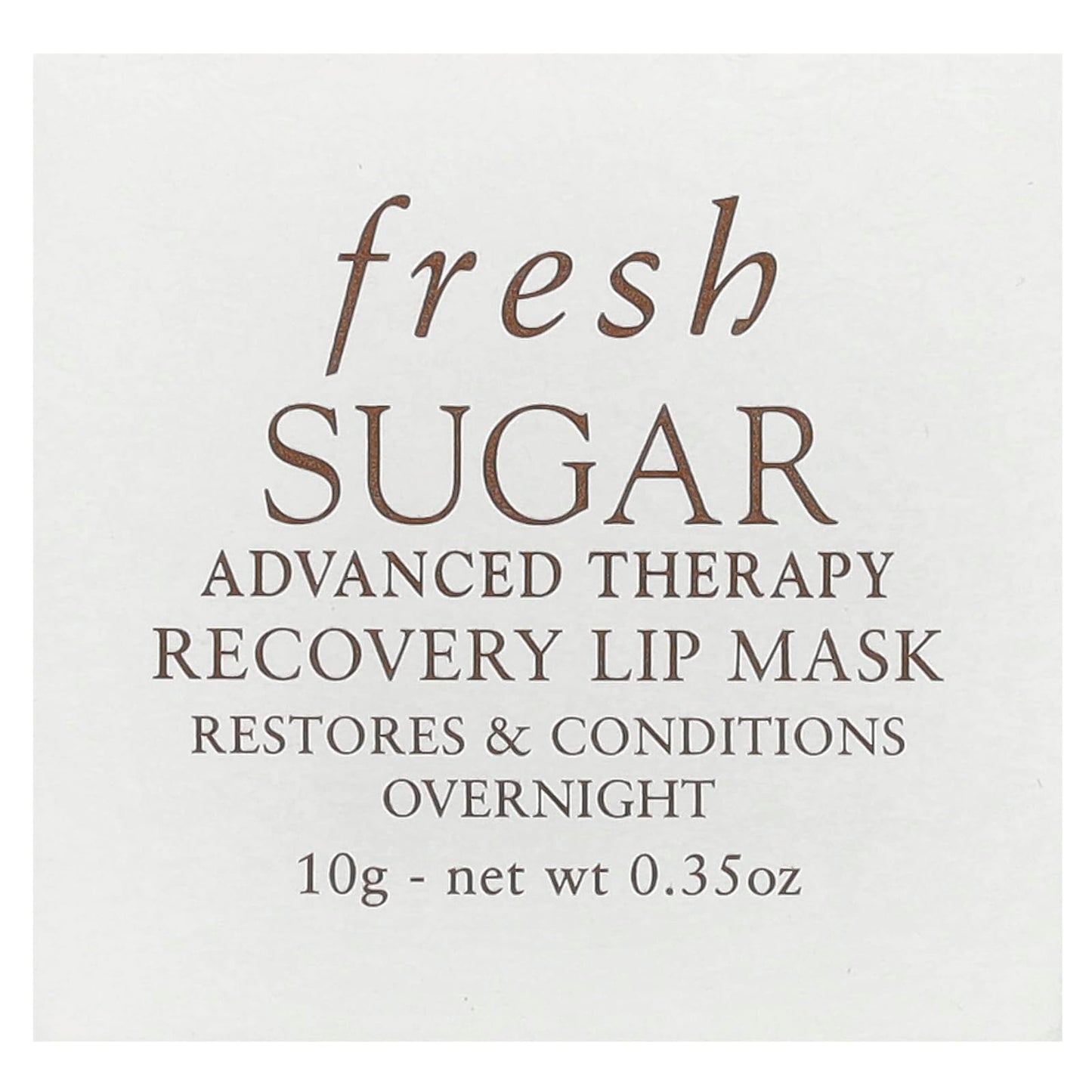 Sugar Advanced Therapy Recovery Lip Mask by Fresh for Women - 0.35 oz Lip Mask Beauty & Personal Care Fresh