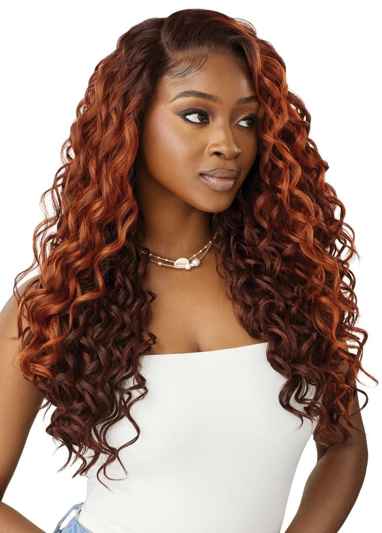 Outre Lace Front Wig - Perfect Hair Line 13X6 - Esmera (OFF BLACK 1B)