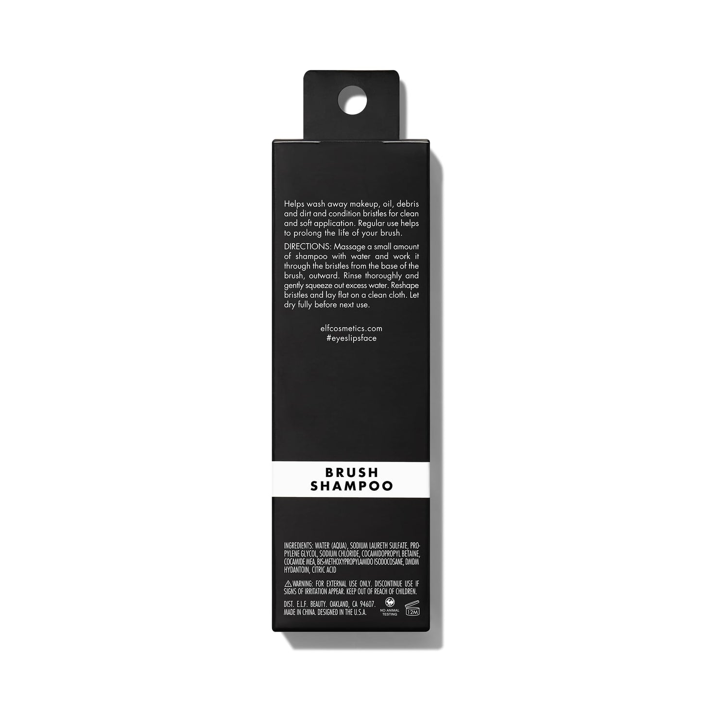e.l.f. Makeup Brush Shampoo, Gentle Bristles Conditioner To Easily Remove Oils & Dirt From Makeup Brushes, 4.1 Fl Oz, Vegan & Cruelty-Free Beauty & Personal Care e.l.f.