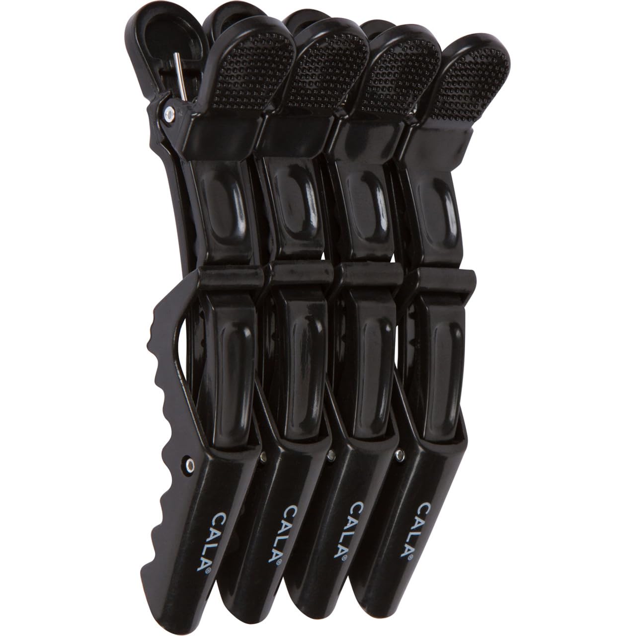 Cala Black croc hair clips 4 count, 4 Count Beauty & Personal Care Cala