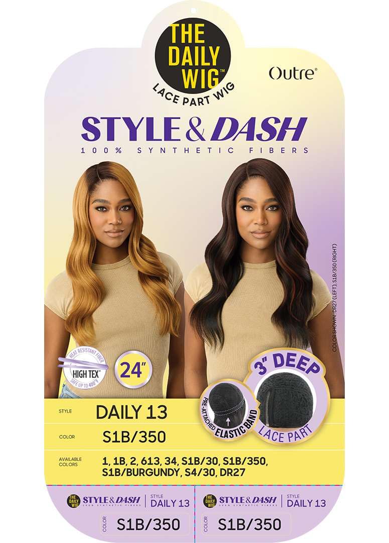 Outre The Daily Wig - Style & Dash - Daily 13 (DARK BROWN 2)
