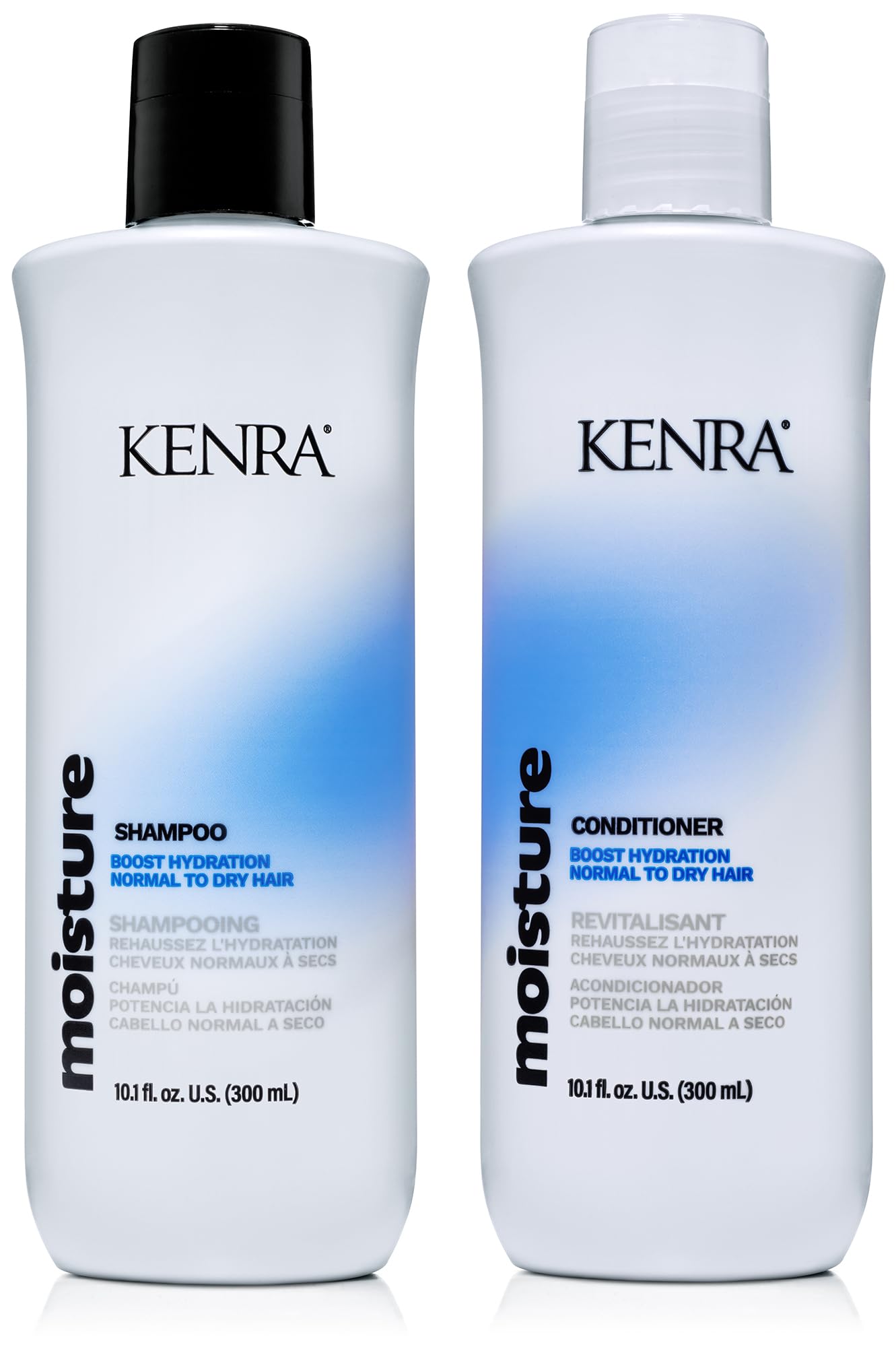 Kenra Professional Moisture Shampoo & Conditioner Set | Boost Hydration | Improve Manageability and Shine | Nourish Dry Hair | Color Safe | Efforless Beauty & Personal Care Kenra