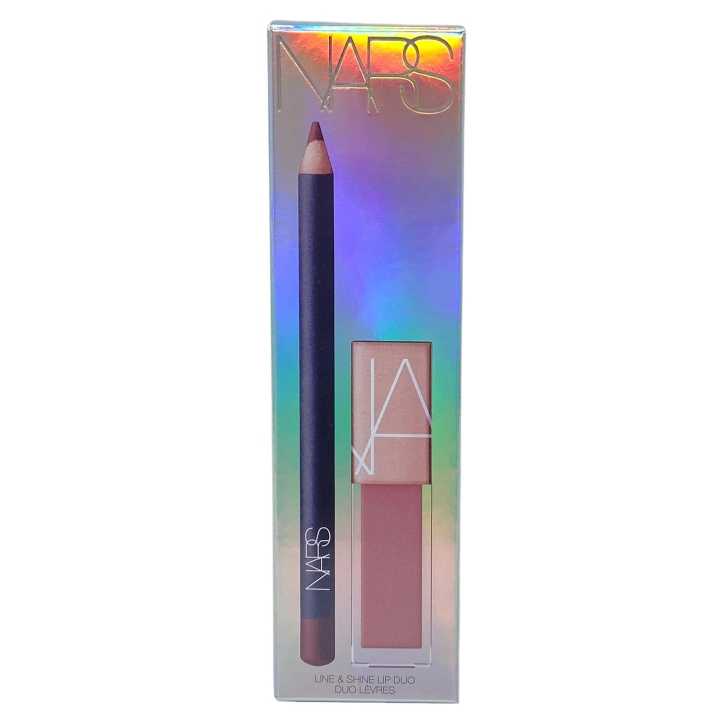 NARS Line & Shine Lip Duo - Precision Lip Liner & Mini Afterglow Lip Shine - Spunk & Nympho Beauty & Personal Care NARS