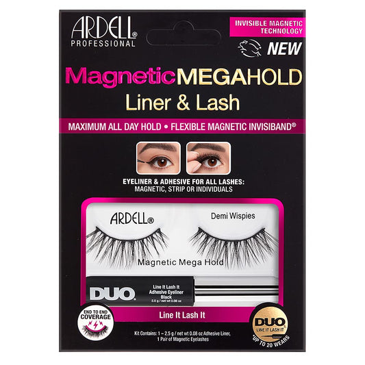 Ardell Magnetic MegaHold Liquid Liner & Lash Demi Wispies