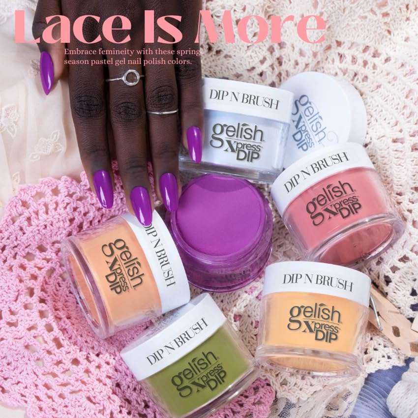 Gelish Lace is More Collection Xpress Dip Powder Manicure - Sweet Morning Breeze, 1.5 oz