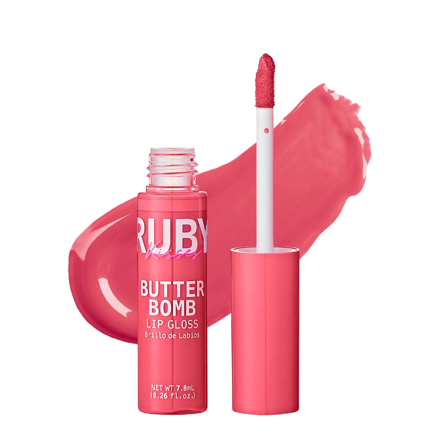 Ruby Kisses Butter Bomb Lip Gloss, High-Shine Non-Sticky Hydrating Plumping Beauty & Personal Care Ruby Kisses