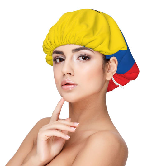XZDLXJ Flag of Ecuador Satin Sleep Cap for Adults - Hair Protection and Comfort Black Beauty and Personal Care XZDLXJ