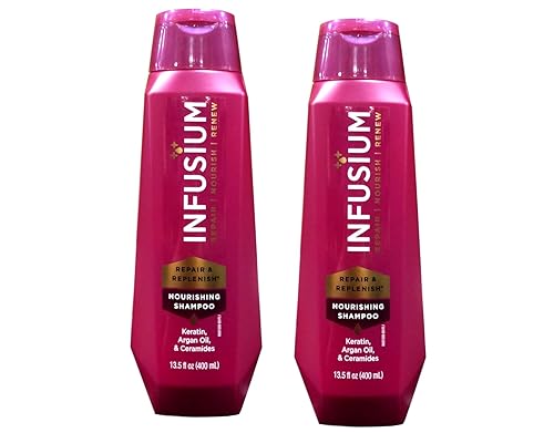 Infusium Shampoo Repair & Replenish 13.5 Ounce (400ml) (Pack of 2) Beauty & Personal Care Infusium