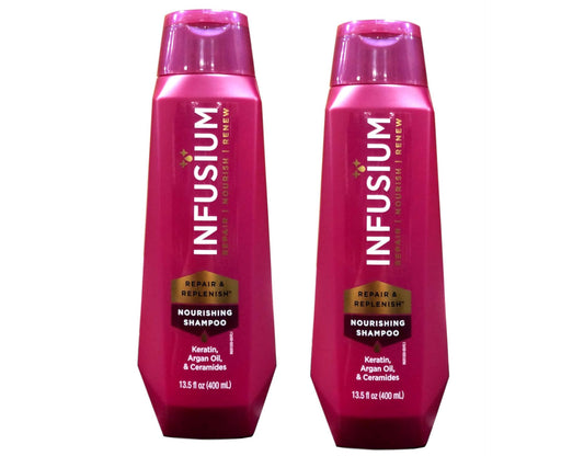 Infusium Shampoo Repair & Replenish 13.5 Ounce (400ml) (Pack of 2) Beauty & Personal Care Infusium