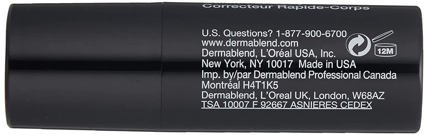 Dermablend Quick-Fix Body Makeup Full Coverage Foundation Stick, Water-Resistant Body Concealer for Imperfections & Tattoos, 0.42 Oz Beauty & Personal Care Dermablend